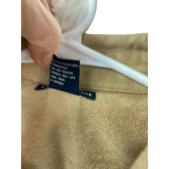 Knightsbridge Brown Faux Suede Button Shirt Men 3X Western Casual Workwear - Picture 2 of 7